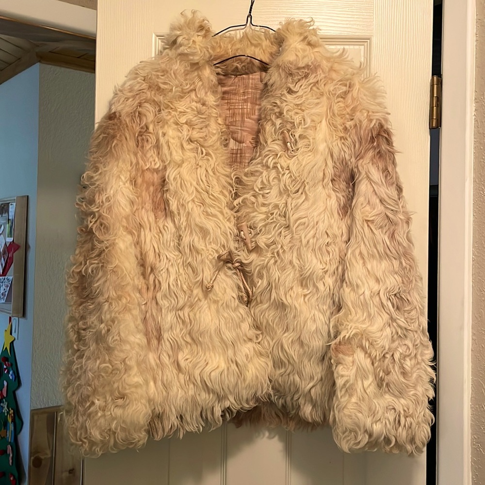 Lambs wool coat